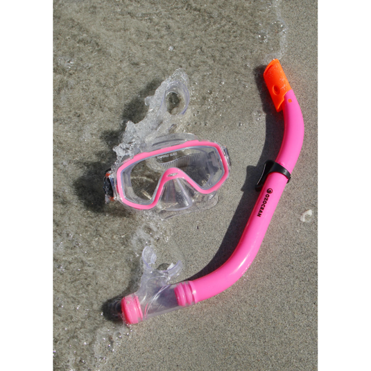 WILDTRAK MASK SNORKEL SET SHELLY KIDS PVC PINK
