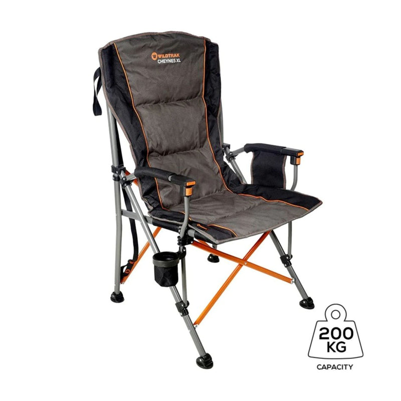 Load image into Gallery viewer, WILDTRAK CHEYNES XL DELUXE SOLID ARM CAMP CHAIR