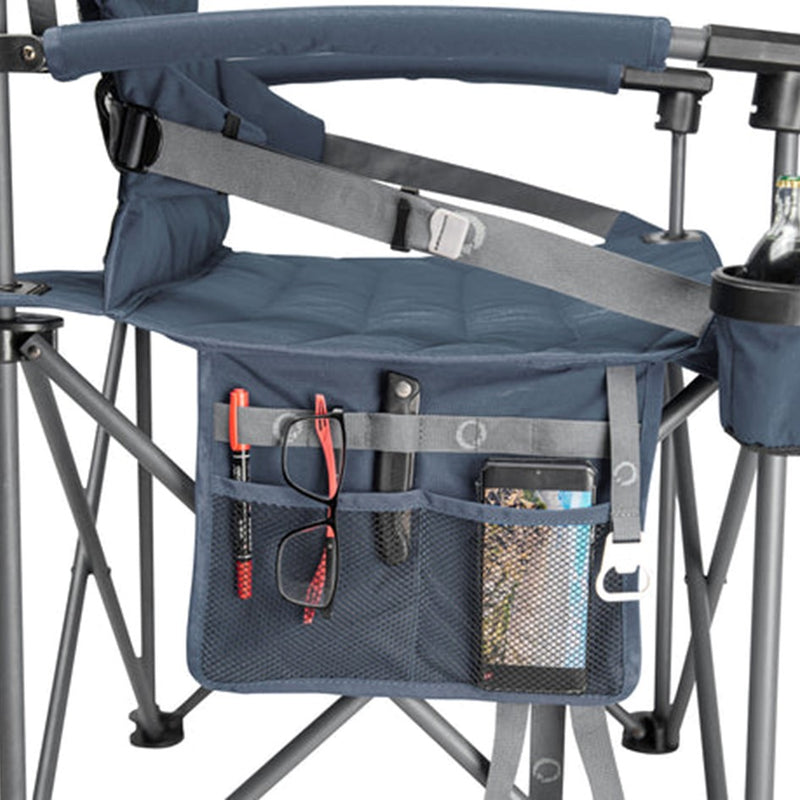 Load image into Gallery viewer, QUEST CASTAWAY HARD ARM CAMP CHAIR - MIDNIGHT