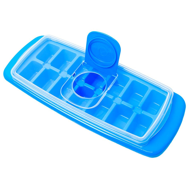 Load image into Gallery viewer, ON THE ROAD RV ICE CUBE TRAY WITH COVER BLUE