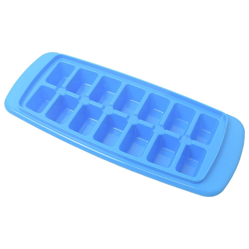 Load image into Gallery viewer, ON THE ROAD RV ICE CUBE TRAY WITH COVER BLUE