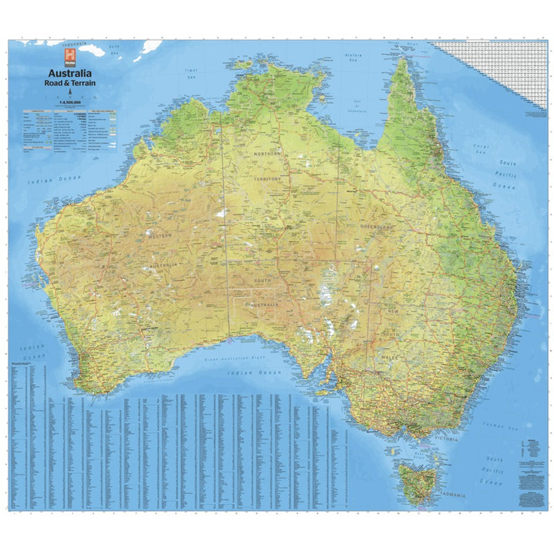Load image into Gallery viewer, HEMA AUSTRALIA ROAD AND TERRAIN MAP