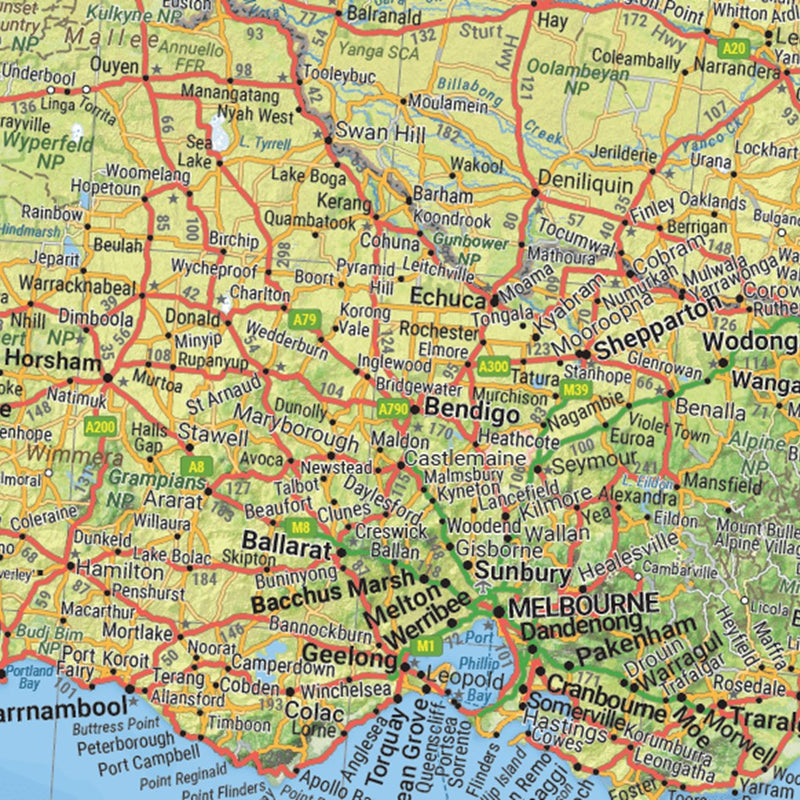 Load image into Gallery viewer, HEMA AUSTRALIA ROAD AND TERRAIN MAP