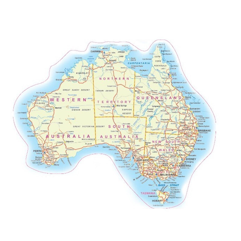 Load image into Gallery viewer, AUSTRALIA MAP VINYL DECAL