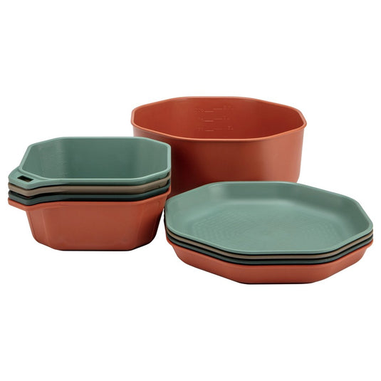 GERBER COMPLEAT TABLEWARE SET 9 PIECES