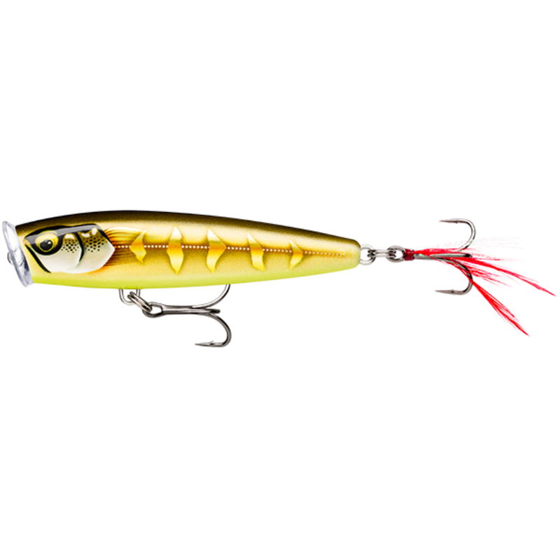 Load image into Gallery viewer, RAPALA SKITTER POP ELITE [SZ:9.5CM CLR:GILDED STRIPED GREY SHINE]
