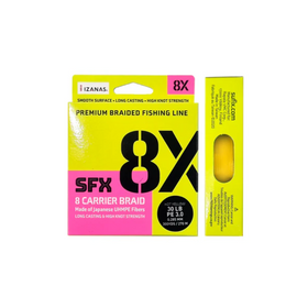 SUFIX SFX 8X CARRIER BRAID YELLOW [WEIGHT:30LB LENGTH:300 YARDS]