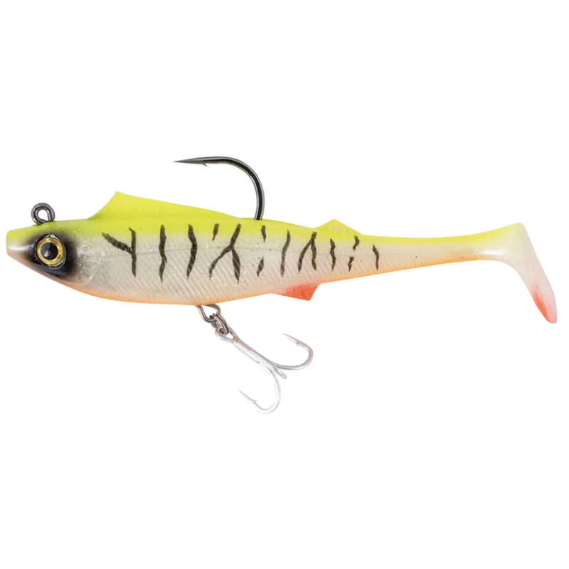 Load image into Gallery viewer, BERKLEY SHIMMA PRO RIG [SZ:4.5 INCH CLR:PEARL TIGER]
