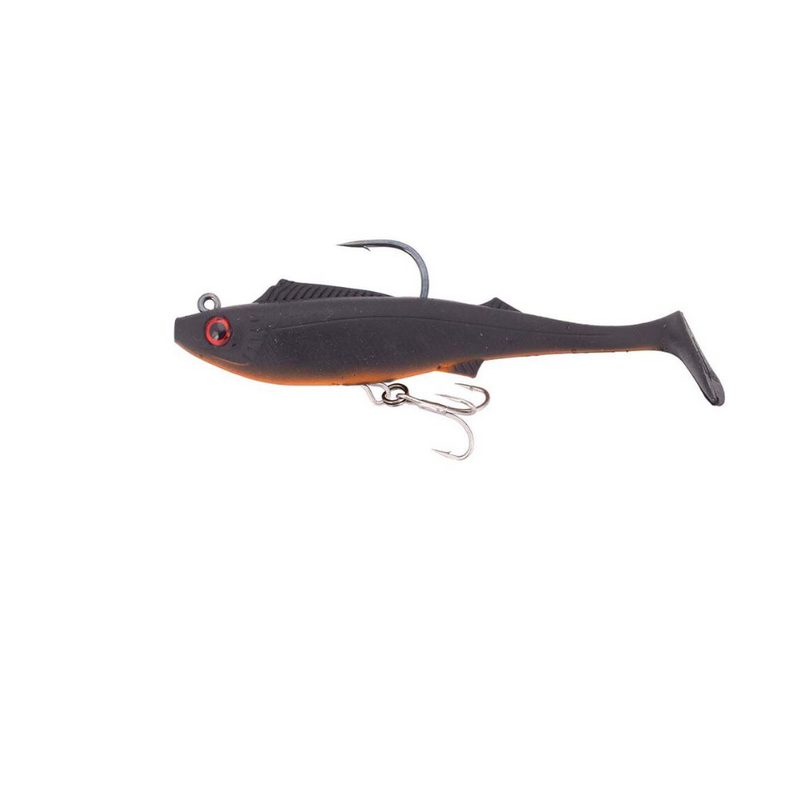 Load image into Gallery viewer, BERKLEY SHIMMA PRO RIG [SZ:8.5 INCH CLR:MIDNIGHT TIGER]
