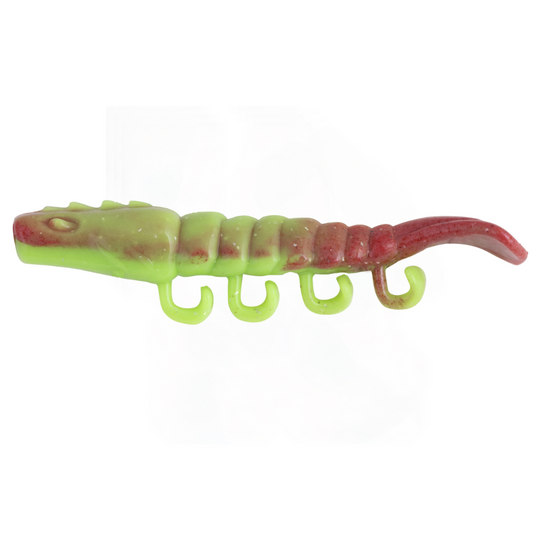 BERKLEY GULP! TURBO SHRIMP [SZ:5 INCH CLR:NUCLEAR CHICKEN]