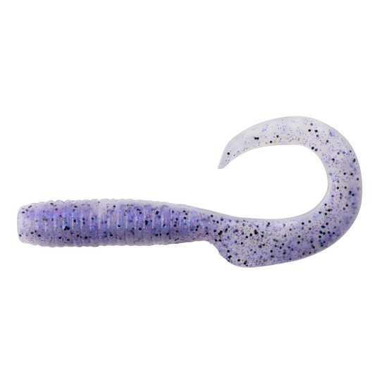 BERKLEY GULP! GRUB [SZ:6 INCH CLR:VIOLET HAZE FLECK]