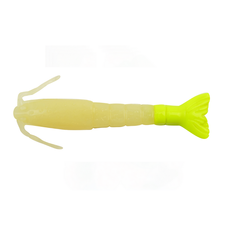 Load image into Gallery viewer, BERKLEY GULP! SHRIMP [SZ:4 INCH CLR:GLOW CHARTRUESE]
