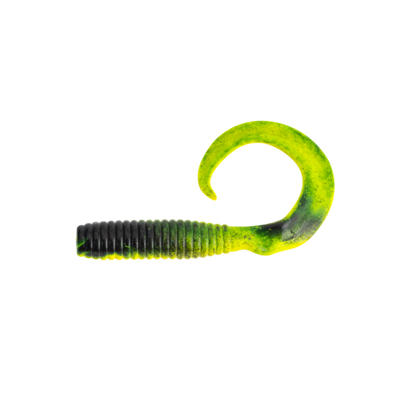 Load image into Gallery viewer, BERKLEY GULP! GRUB [SZ:6 INCH CLR:BLACK CHART FUZE]

