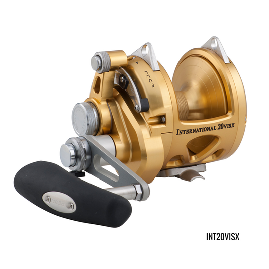 PENN INTERNATIONAL VISX OVERHEAD LEVER DRAG REEL [SZ:20VISX GOLD]