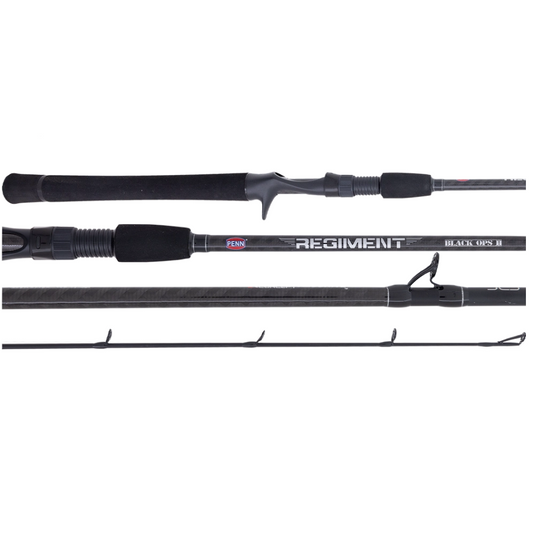 PENN REGIMENT BLACK OPS II BAITCAST ROD [MDL:601H LINE:5-10KG]