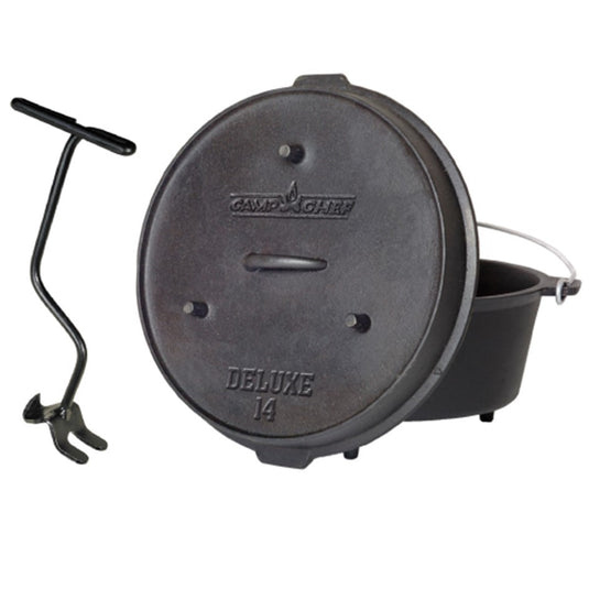 CAMP CHEF 14" DELUXE DUTCH OVEN