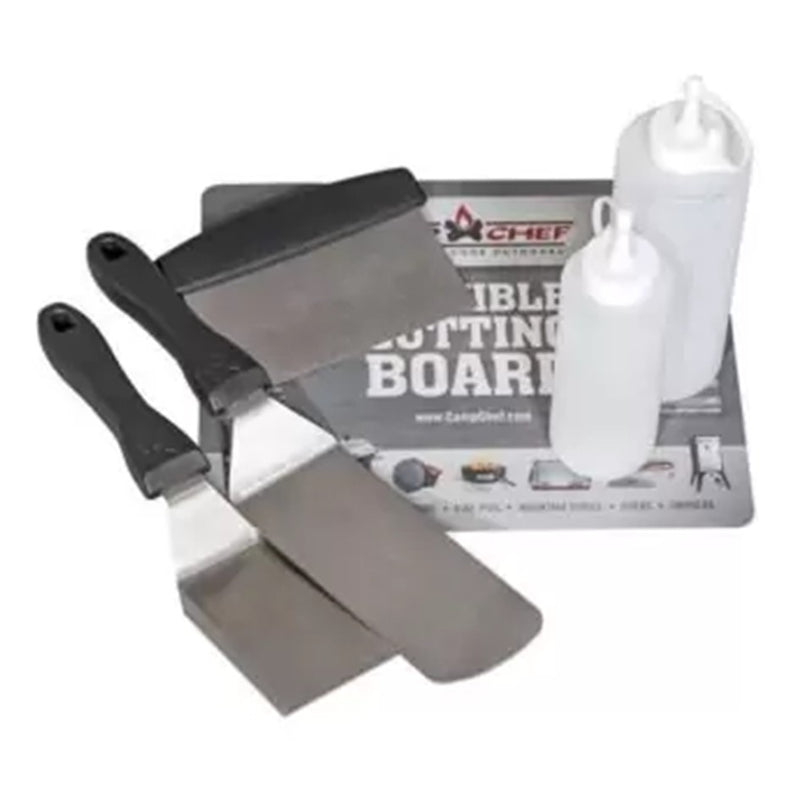 Load image into Gallery viewer, CAMP CHEF 6 PIECE PROFESSIONAL GRIDDLE TOOL SET
