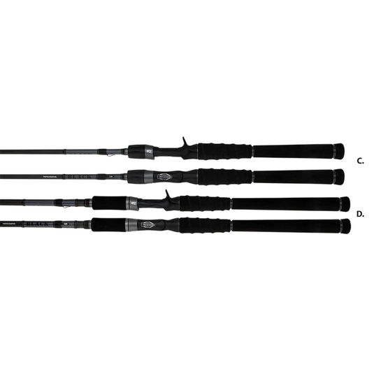 DAIWA 23 TD BLACK BAITCAST [MDL:GONGBEATER 561HFB LINE:6-12KG]