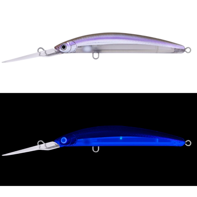 Load image into Gallery viewer, DAIWA DOUBLE CLUTCH IZM [SZ:115SP DEEP CLR:50/50 WAKASAGI]
