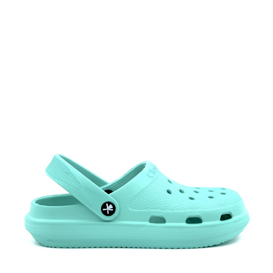 CLOGEES WOMENS SOFTY FASHION CLOG TEAL [SZ:6]