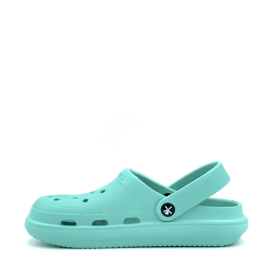 CLOGEES WOMENS SOFTY FASHION CLOG TEAL [SZ:6]