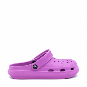 CLOGEES WOMENS SOFTY FASHION CLOG PURPLE [SZ:6]