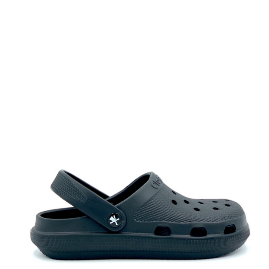 CLOGEES WOMENS SOFTY FASHION CLOG BLACK [SZ:7]