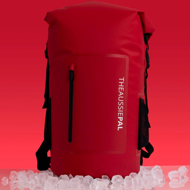 Load image into Gallery viewer, AUSSIE PAL INSULATED COOLER BACKPACK 35L [CLR:RED]
