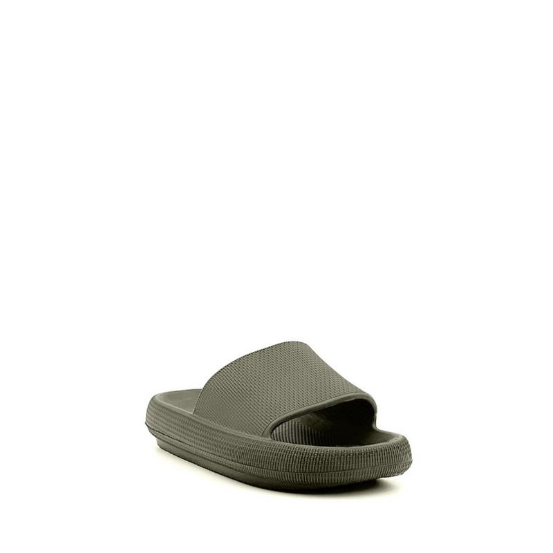 Load image into Gallery viewer, CLOGEES MENS SOFTY SLIDE KHAKI [SZ:8]

