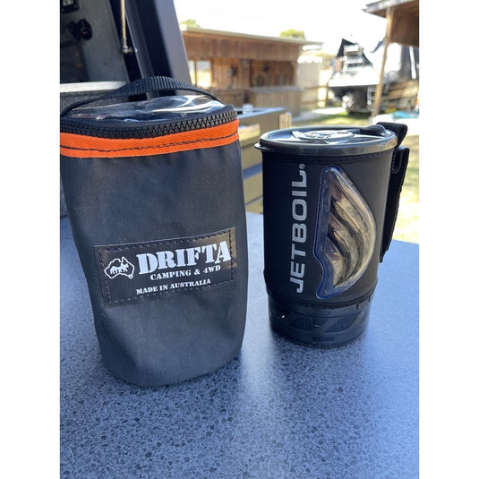 DRIFTA STOCKTON JETBOIL FLASH CANVAS & CLEAR TOP BAG