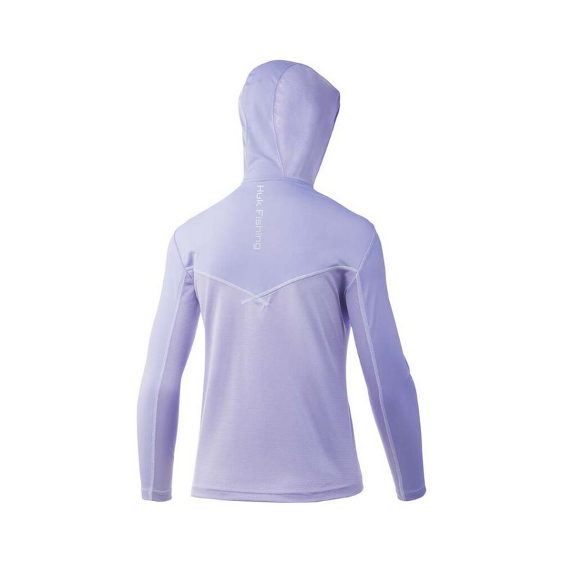 Load image into Gallery viewer, HUK ICON X SOLID HOODIE LONG SLEEVE SHIRT WOMENS [CLR:LAVENDER SZ:LARGE]

