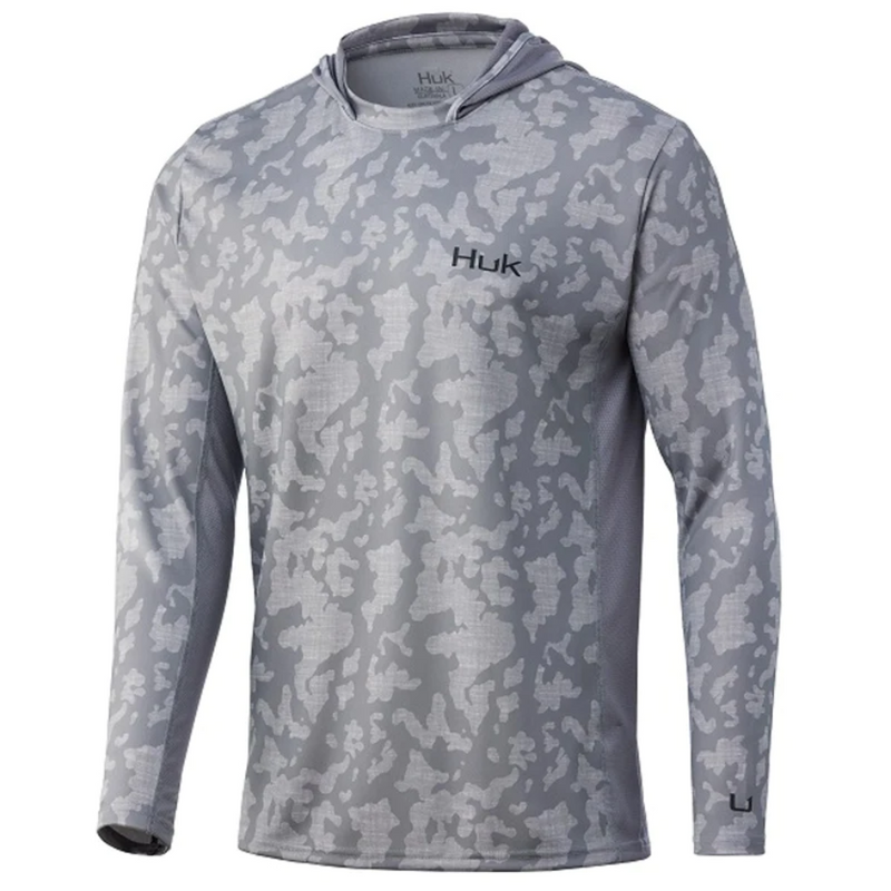 Load image into Gallery viewer, HUK ICON X RUNNING LAKES HOODIE LONG SLEEVE SHIRT MENS
