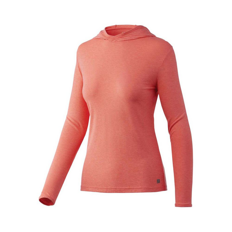 Load image into Gallery viewer, HUK WAYPOINT HOODIE LONG SLEEVE SHIRT WOMENS [CLR:HOT CORAL SZ:LARGE]

