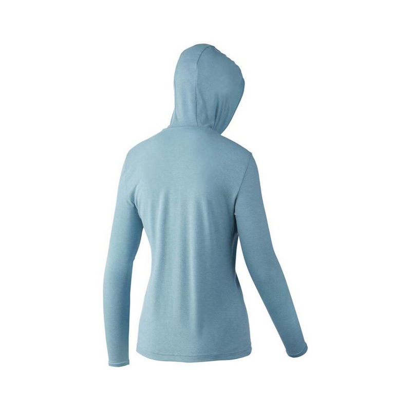 Load image into Gallery viewer, HUK WAYPOINT HOODIE LONG SLEEVE SHIRT WOMENS [CLR:PORCELAIN BLUE SZ:LARGE]
