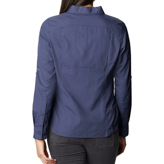 COLUMBIA SILVER RIDGE 2.0 LONG SLEEVE SHIRT WOMENS [CLR:NOCTURNAL SZ:LARGE]