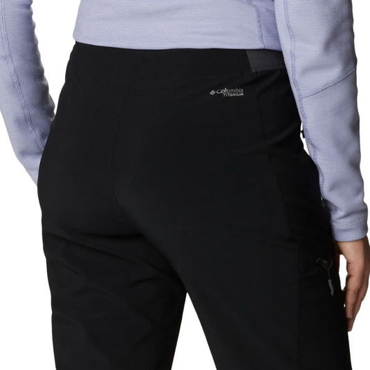 COLUMBIA TITAN PASS TECHNICAL HIKING PANT WOMENS BLACK [SZ:10]