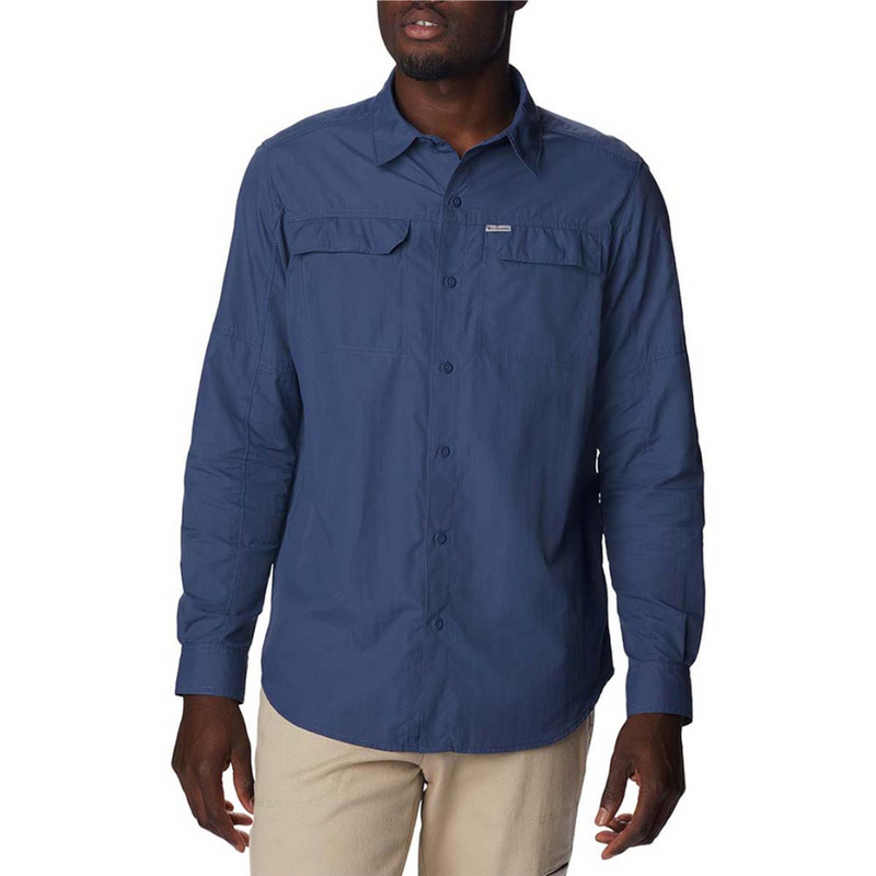 Load image into Gallery viewer, COLUMBIA SILVER RIDGE 2.0 LONG SLEEVED SHIRT MENS [CLR:DARK MOUNTAIN SZ:LARGE]
