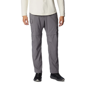 COLUMBIA SILVER RIDGE UTILITY CONVERTIBLE PANT MENS [CLR:CITY GREY SZ:30]