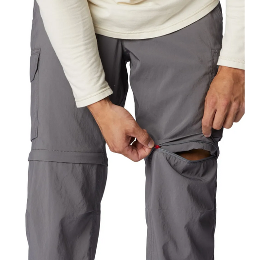 COLUMBIA SILVER RIDGE UTILITY CONVERTIBLE PANT MENS [CLR:CITY GREY SZ:30]