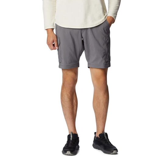 COLUMBIA SILVER RIDGE UTILITY CONVERTIBLE PANT MENS [CLR:CITY GREY SZ:30]