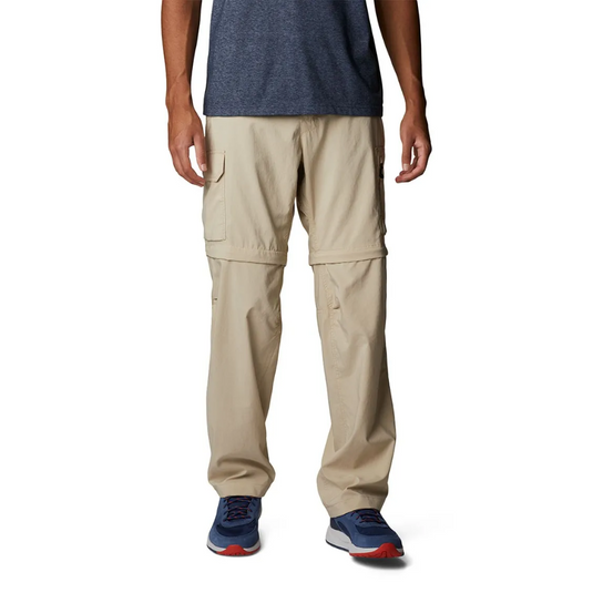 COLUMBIA SILVER RIDGE UTILITY CONVERTIBLE PANT MENS [CLR:ANCIENT FOSSIL SZ:30]