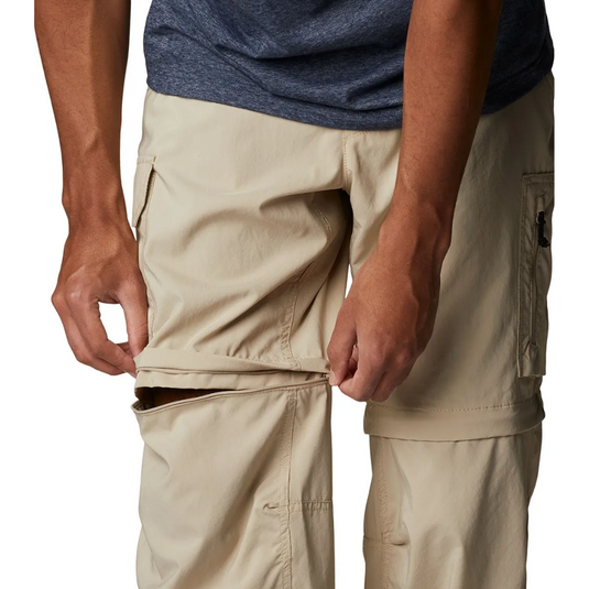 COLUMBIA SILVER RIDGE UTILITY CONVERTIBLE PANT MENS [CLR:ANCIENT FOSSIL SZ:30]