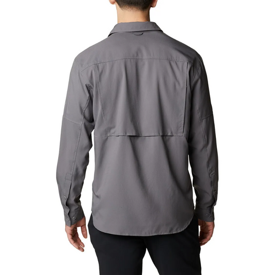 COLUMBIA SILVER RIDGE UTILITY LITE LONG SLEEVE SHIRT MENS [CLR:CITY GREY SZ:X-SMALL]