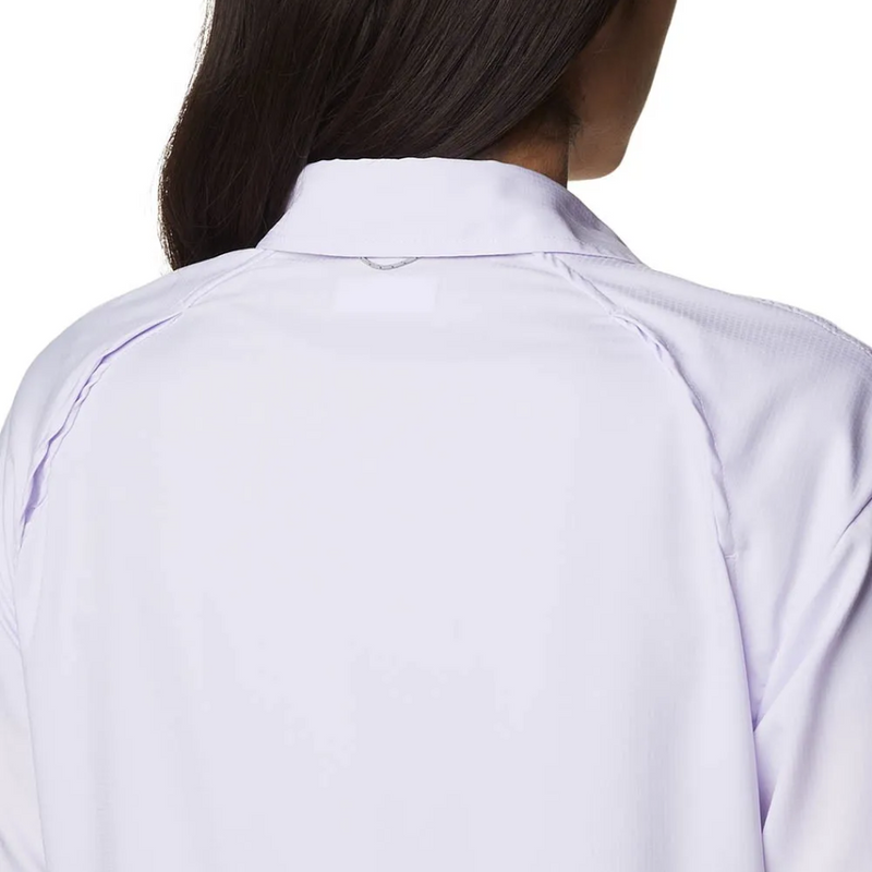 Load image into Gallery viewer, COLUMBIA WOMENS SILVER RIDGE LONG SLEEVED SHIRT [CLR:PURPLE TINT SZ:X-SMALL]
