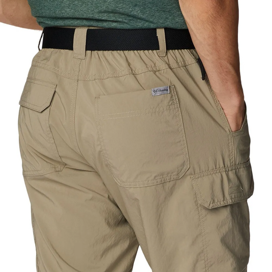 COLUMBIA SILVER RIDGE UTILITY CONVERTIBLE PANT MENS [CLR:TUSK SZ:30]