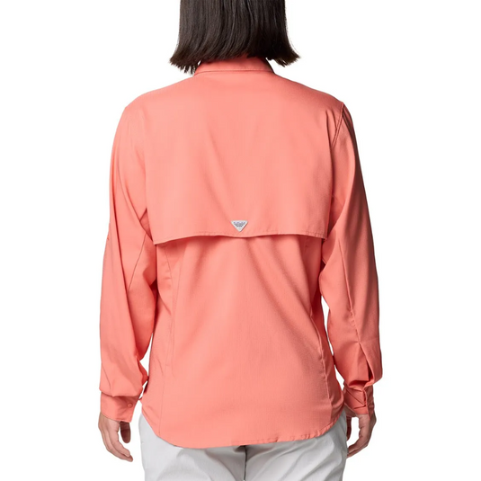 COLUMBIA TAMIAMI II LONG SLEEVE SHIRT WOMENS [CLR:FADED PEACH SZ:SMALL]