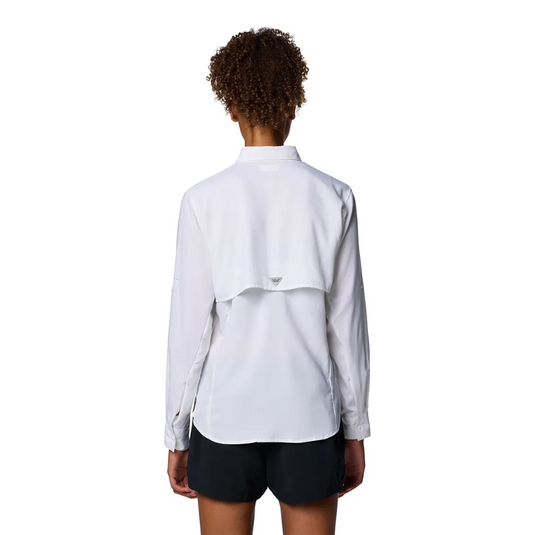 COLUMBIA TAMIAMI II LONG SLEEVE SHIRT WOMENS [CLR:WHITE SZ:MEDIUM]