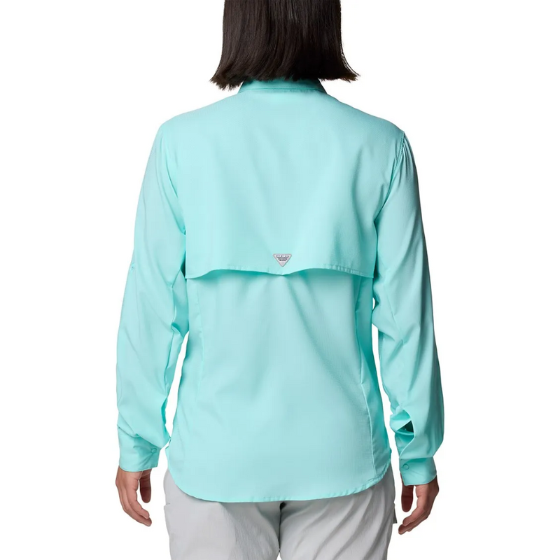 Load image into Gallery viewer, COLUMBIA TAMIAMI II LONG SLEEVE SHIRT WOMENS [CLR:GULF STREAM SZ:LARGE]
