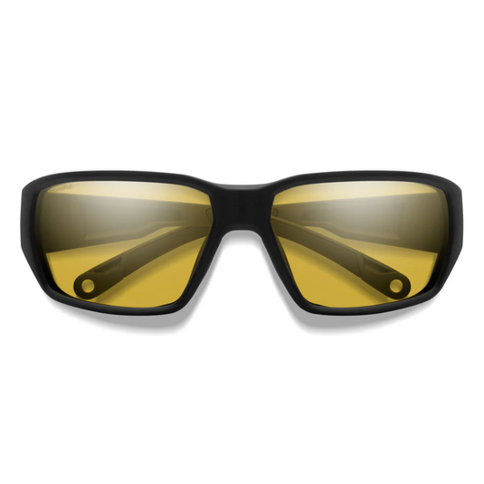 SMITHS OPTICS HOOKSET MATTE BLACK CHROMAPOP GLASS LOW LIGHT YELLOW
