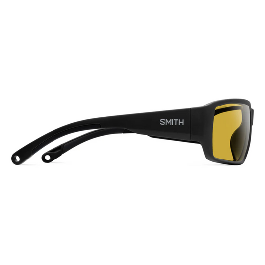 SMITHS OPTICS HOOKSET MATTE BLACK CHROMAPOP GLASS LOW LIGHT YELLOW
